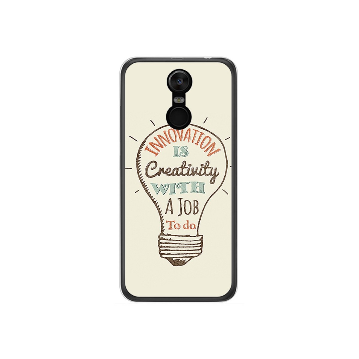 Funda Gel Tpu para Oukitel C8 Diseño Creativity Dibujos