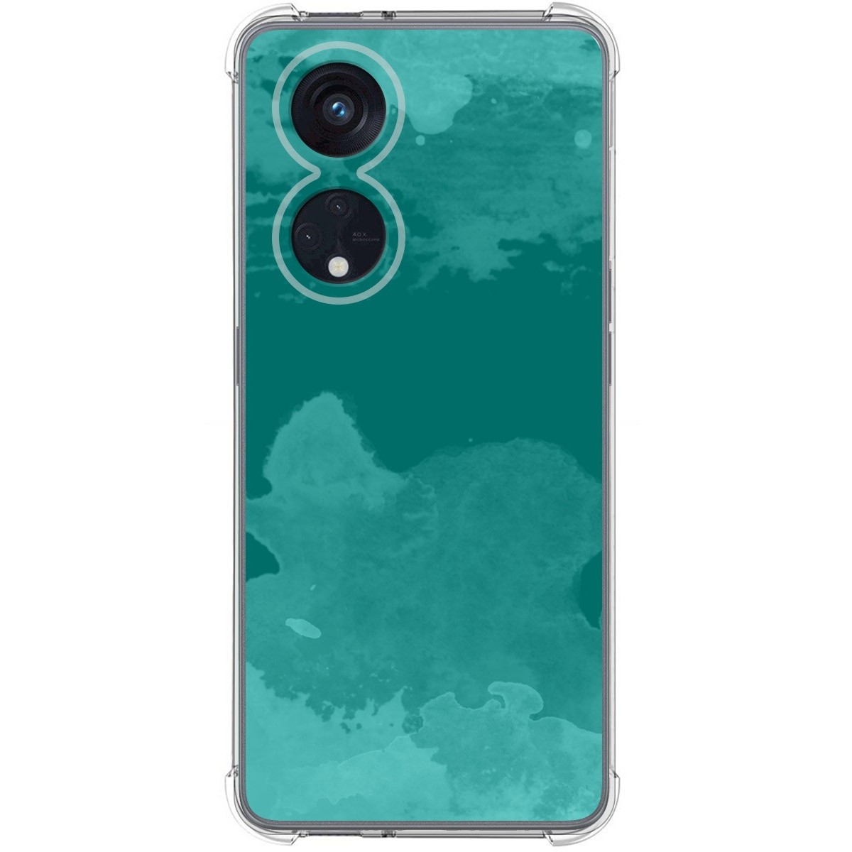 Funda Silicona Antigolpes para Oppo Reno 8T 4G diseño Acuarela 06 Dibujos