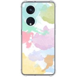 Funda Silicona Antigolpes para Oppo Reno 8T 4G diseño Acuarela 11 Dibujos