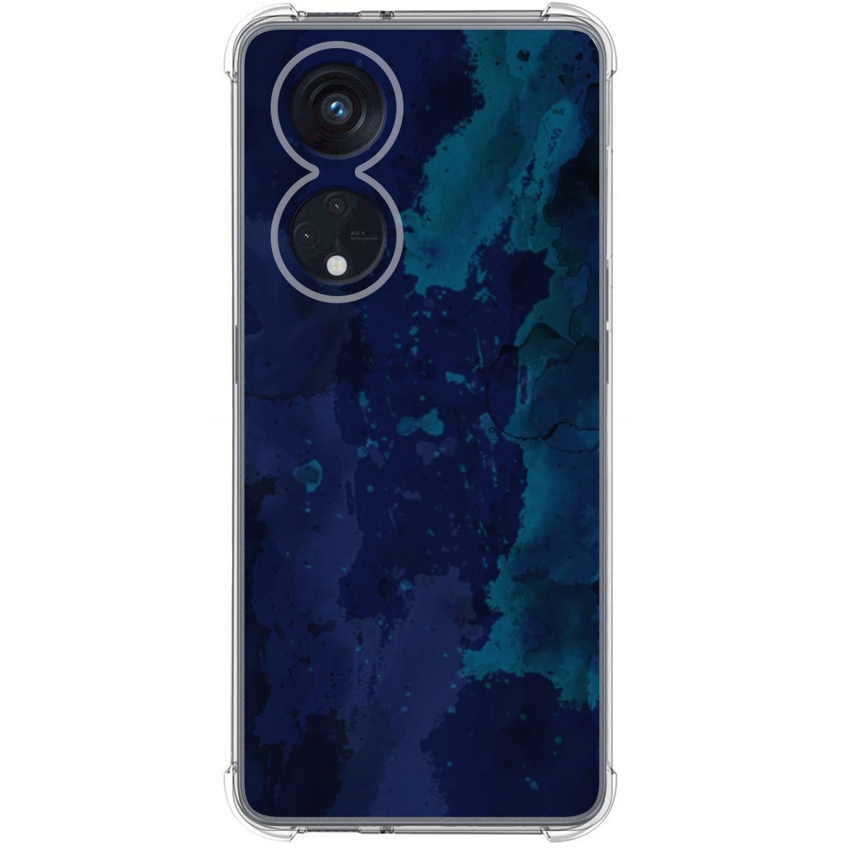 Funda Silicona Antigolpes para Oppo Reno 8T 4G diseño Acuarela 13 Dibujos