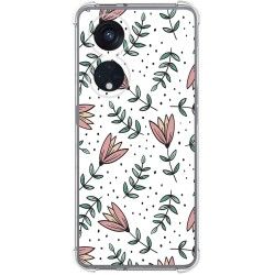 Funda Silicona Antigolpes para Oppo Reno 8T 4G diseño Flores 01 Dibujos