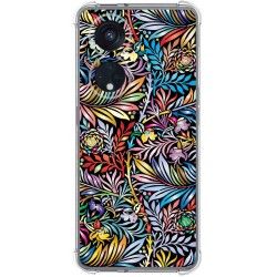 Funda Silicona Antigolpes para Oppo Reno 8T 4G diseño Flores 04 Dibujos
