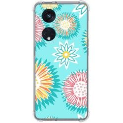 Funda Silicona Antigolpes para Oppo Reno 8T 4G diseño Flores 05 Dibujos