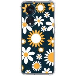 Funda Silicona Antigolpes para Oppo Reno 8T 4G diseño Flores 08 Dibujos