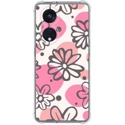 Funda Silicona Antigolpes para Oppo Reno 8T 4G diseño Flores 09 Dibujos