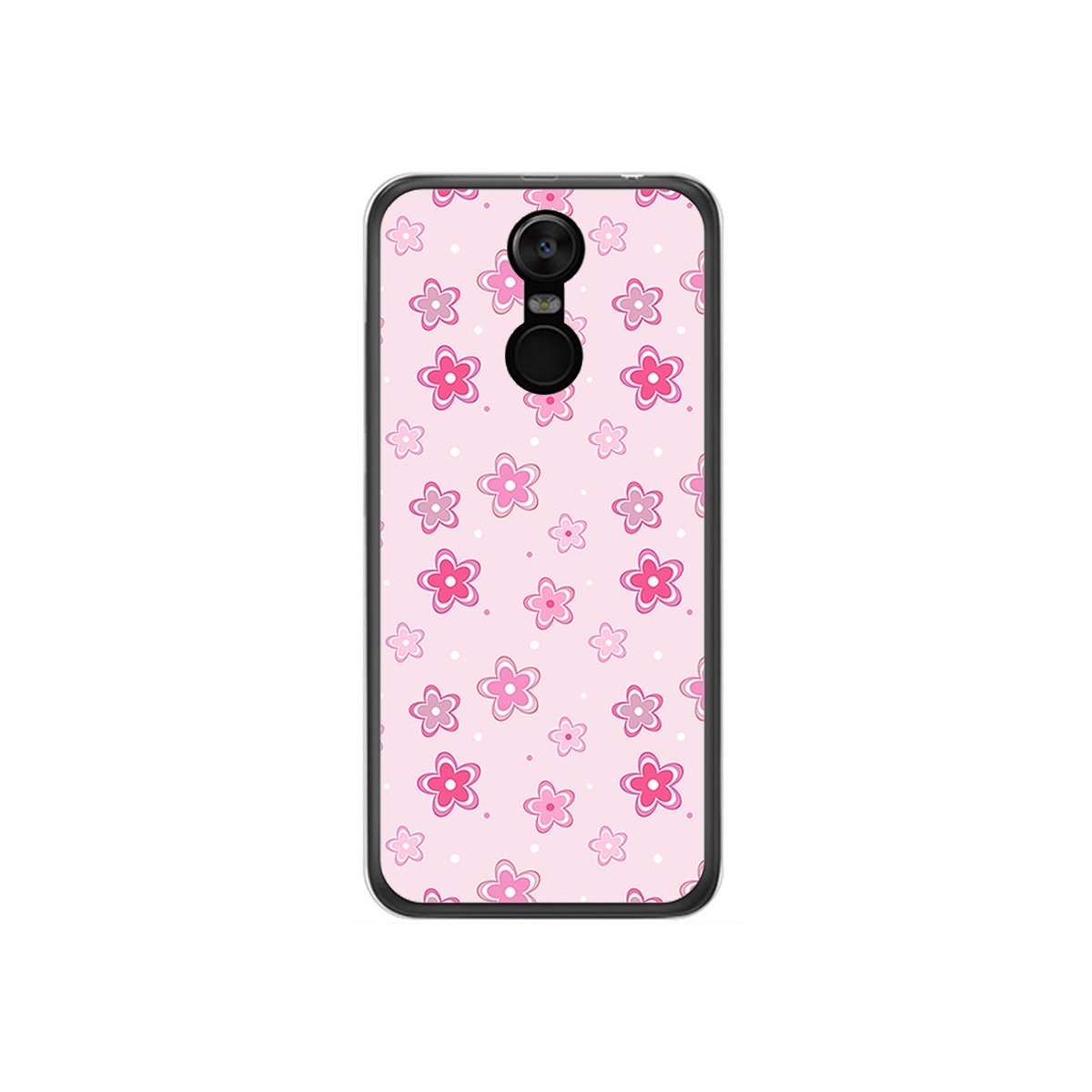Funda Gel Tpu para Oukitel C8 Diseño Flores Dibujos