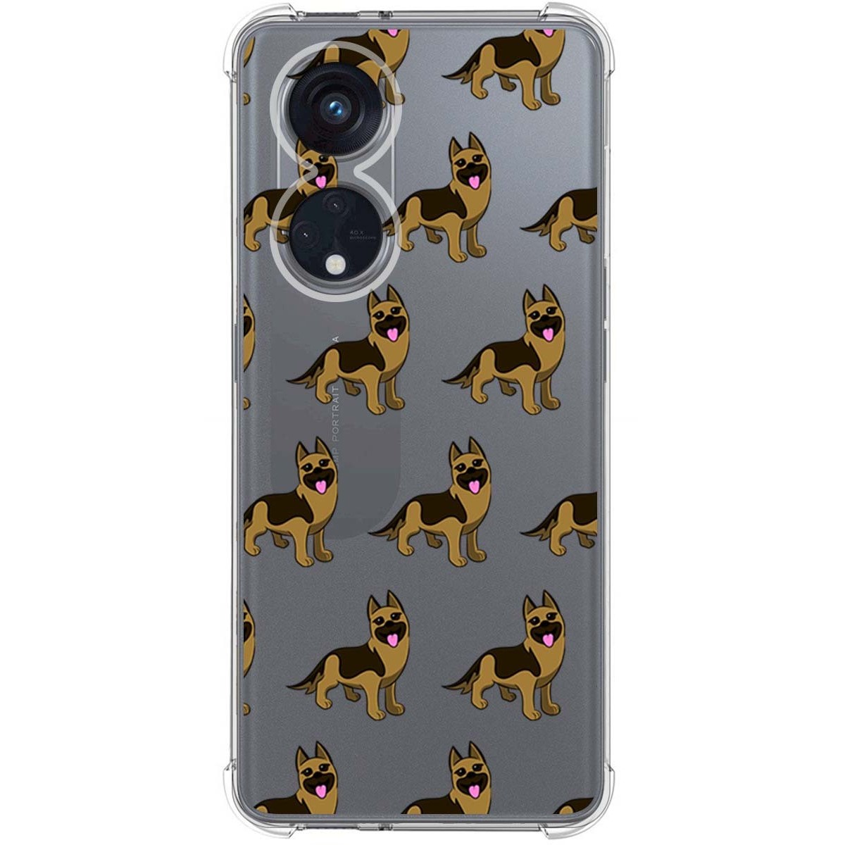Funda Silicona Antigolpes para Oppo Reno 8T 4G diseño Perros 09 Dibujos