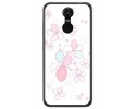 Funda Gel Tpu para Oukitel C8 Diseño Flores Minimal Dibujos