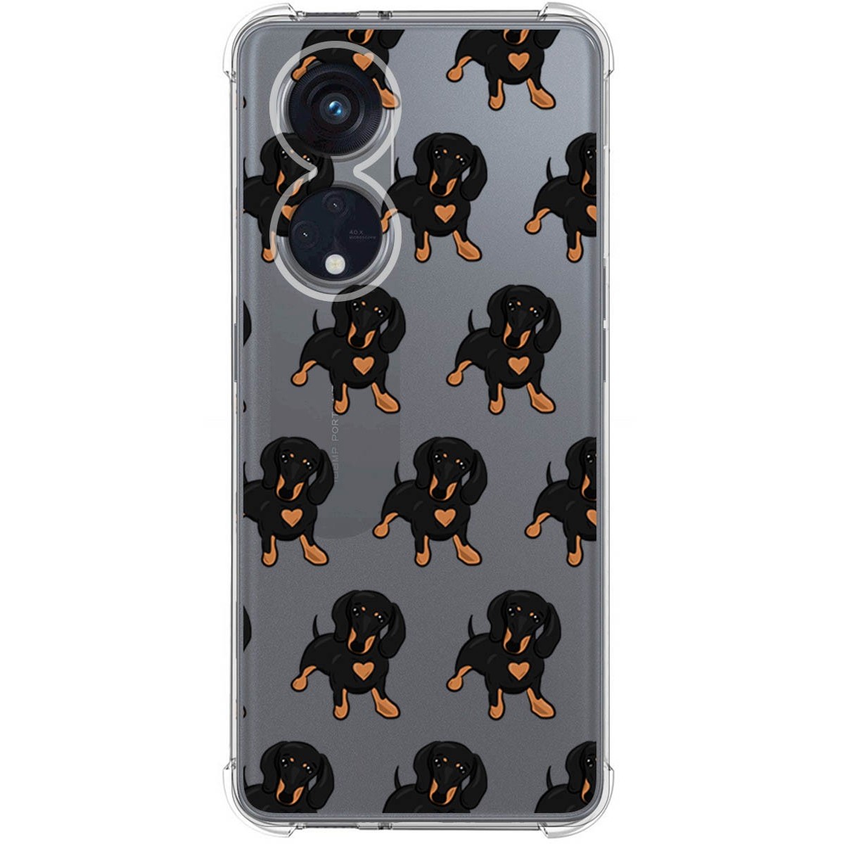 Funda Silicona Antigolpes para Oppo Reno 8T 4G diseño Perros 10 Dibujos