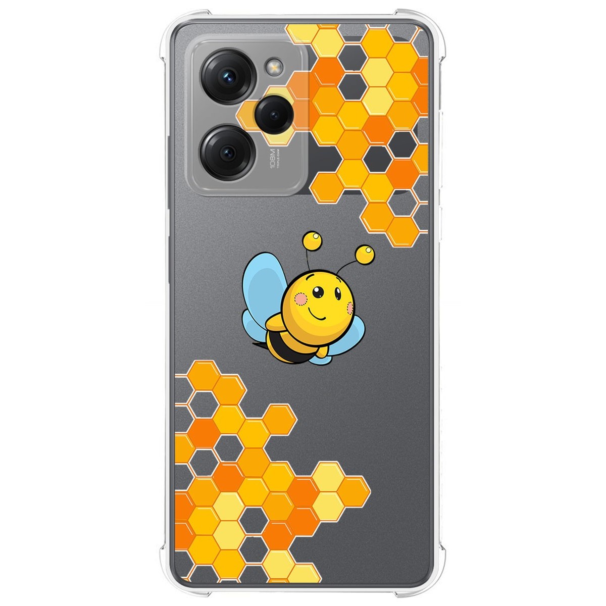 Funda Silicona Antigolpes compatible con Xiaomi POCO X5 Pro 5G diseño Abeja Dibujos