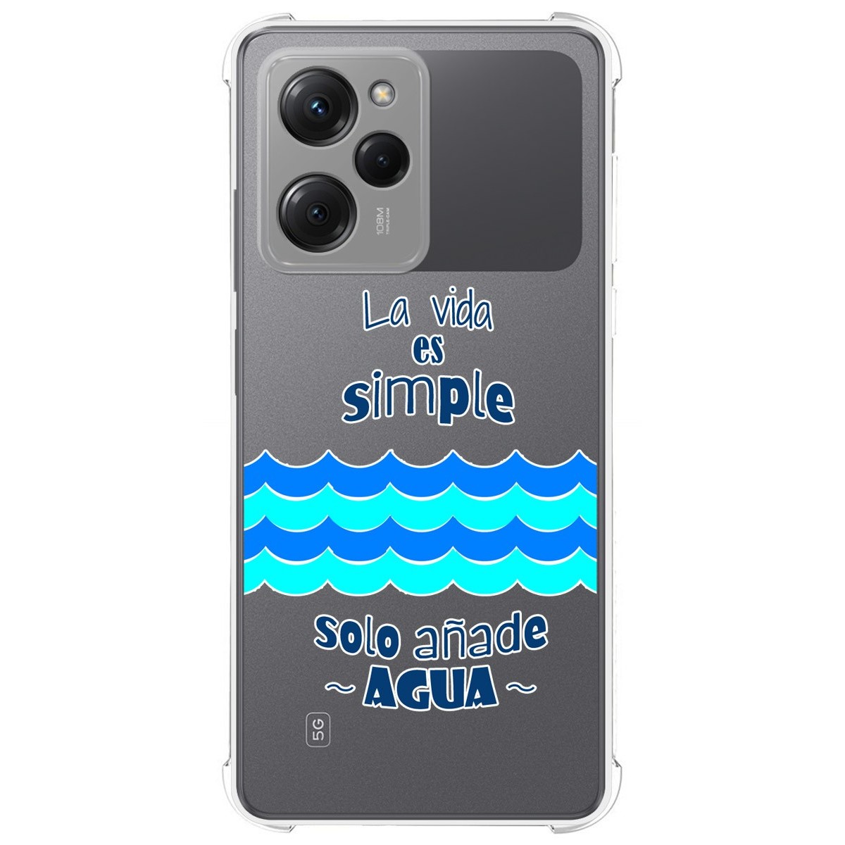 Funda Silicona Antigolpes compatible con Xiaomi POCO X5 Pro 5G diseño Agua Dibujos