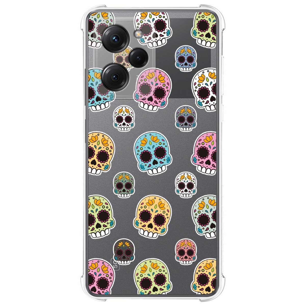 Funda Silicona Antigolpes compatible con Xiaomi POCO X5 Pro 5G diseño Catrina Dibujos