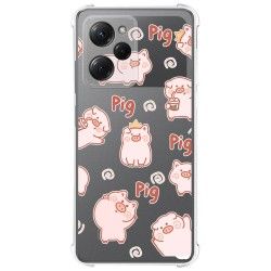 Funda Silicona Antigolpes para Xiaomi POCO X5 Pro 5G diseño Cerdos Dibujos