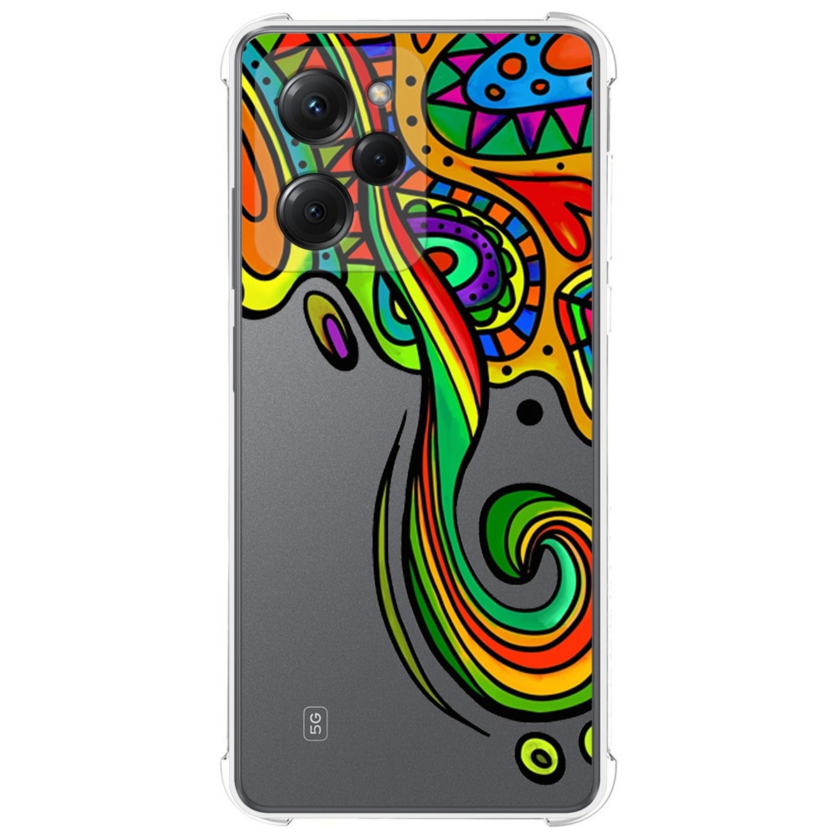 Funda Silicona Antigolpes compatible con Xiaomi POCO X5 Pro 5G diseño Colores Dibujos