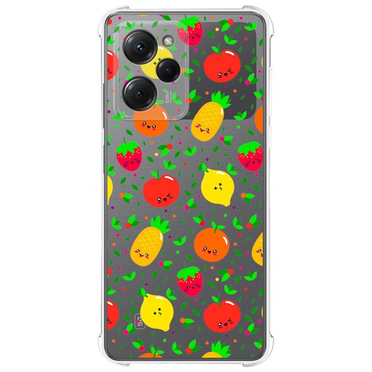 Funda Silicona Antigolpes compatible con Xiaomi POCO X5 Pro 5G diseño Frutas 01 Dibujos