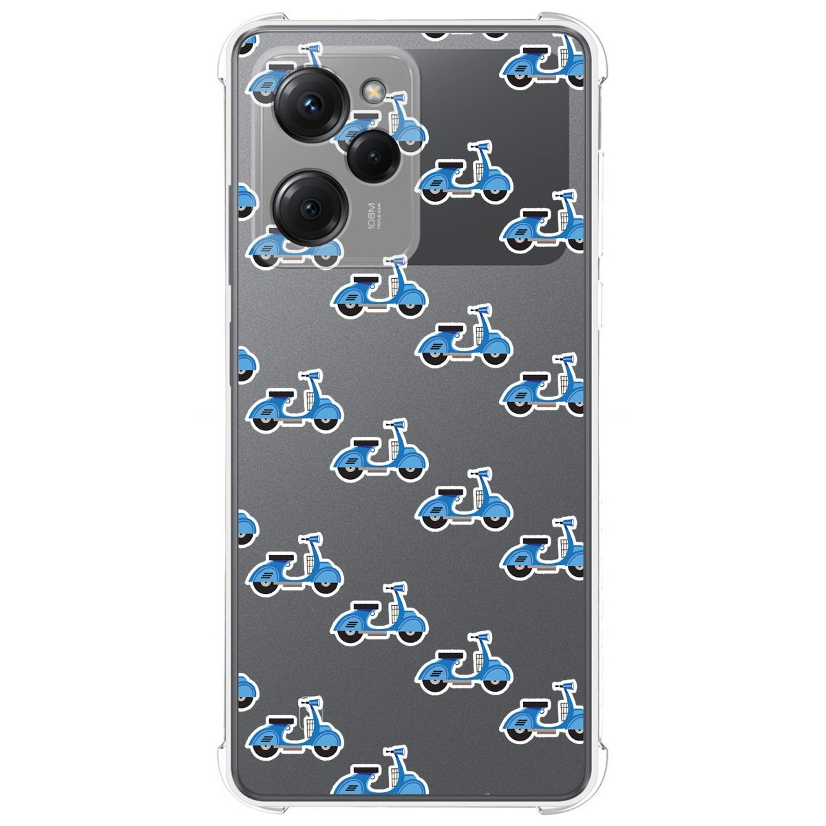 Funda Silicona Antigolpes compatible con Xiaomi POCO X5 Pro 5G diseño Scooter Dibujos