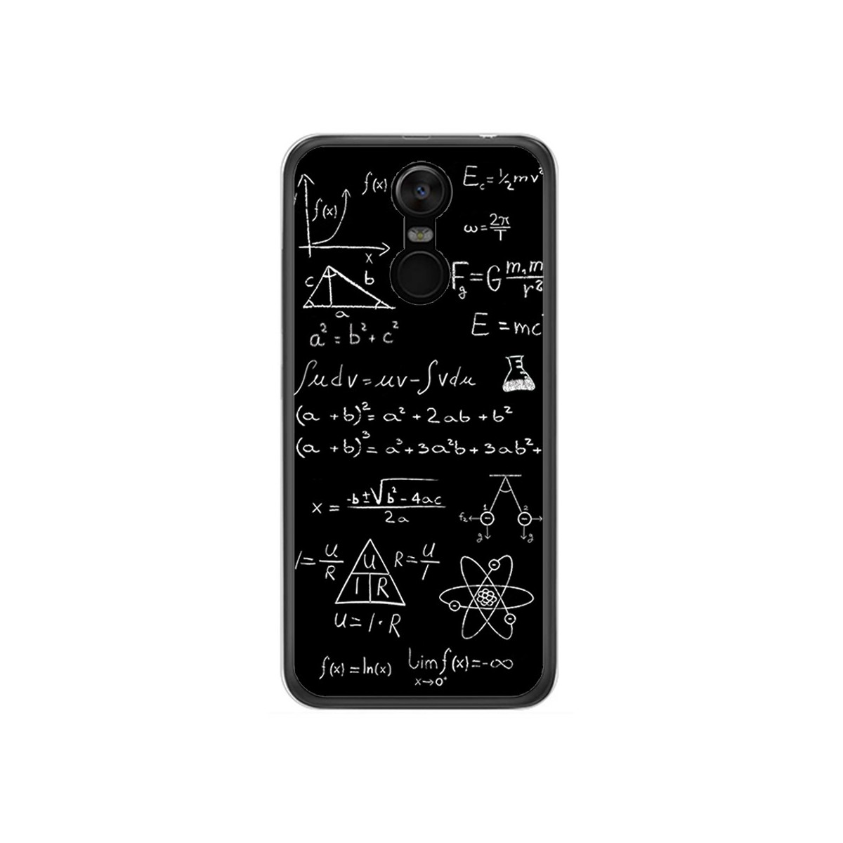 Funda Gel Tpu para Oukitel C8 Diseño Formulas Dibujos