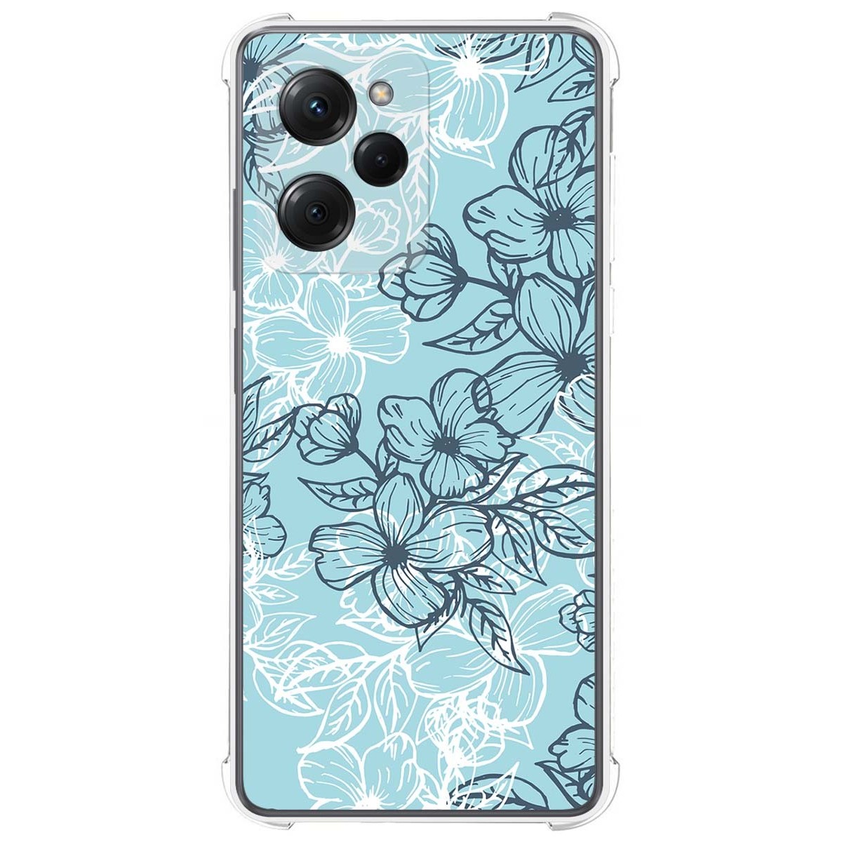 Funda Silicona Antigolpes compatible con Xiaomi POCO X5 Pro 5G diseño Flores 03 Dibujos