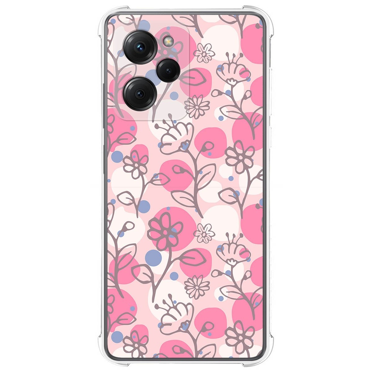 Funda Silicona Antigolpes compatible con Xiaomi POCO X5 Pro 5G diseño Flores 07 Dibujos