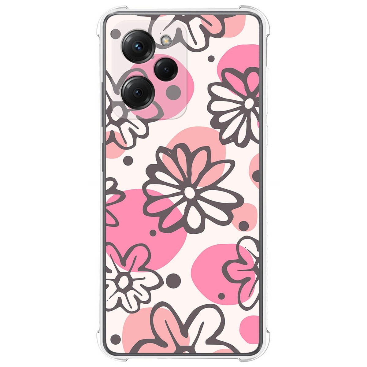 Funda Silicona Antigolpes compatible con Xiaomi POCO X5 Pro 5G diseño Flores 09 Dibujos