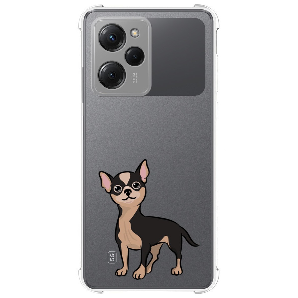 Funda Silicona Antigolpes compatible con Xiaomi POCO X5 Pro 5G diseño Perros 05 Dibujos