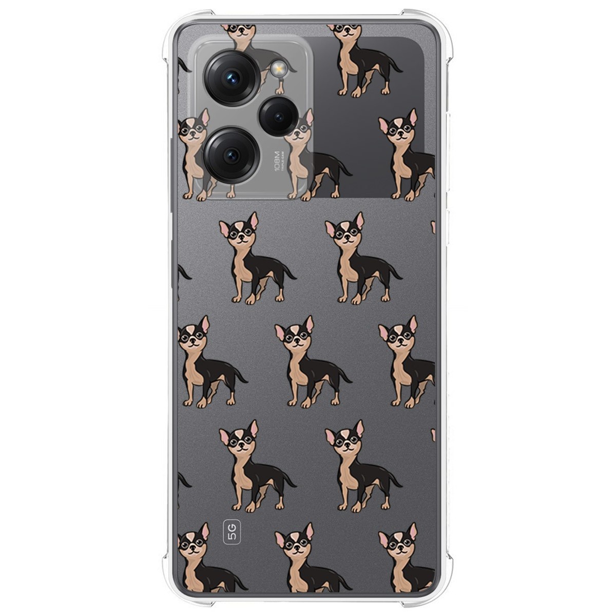 Funda Silicona Antigolpes compatible con Xiaomi POCO X5 Pro 5G diseño Perros 11 Dibujos