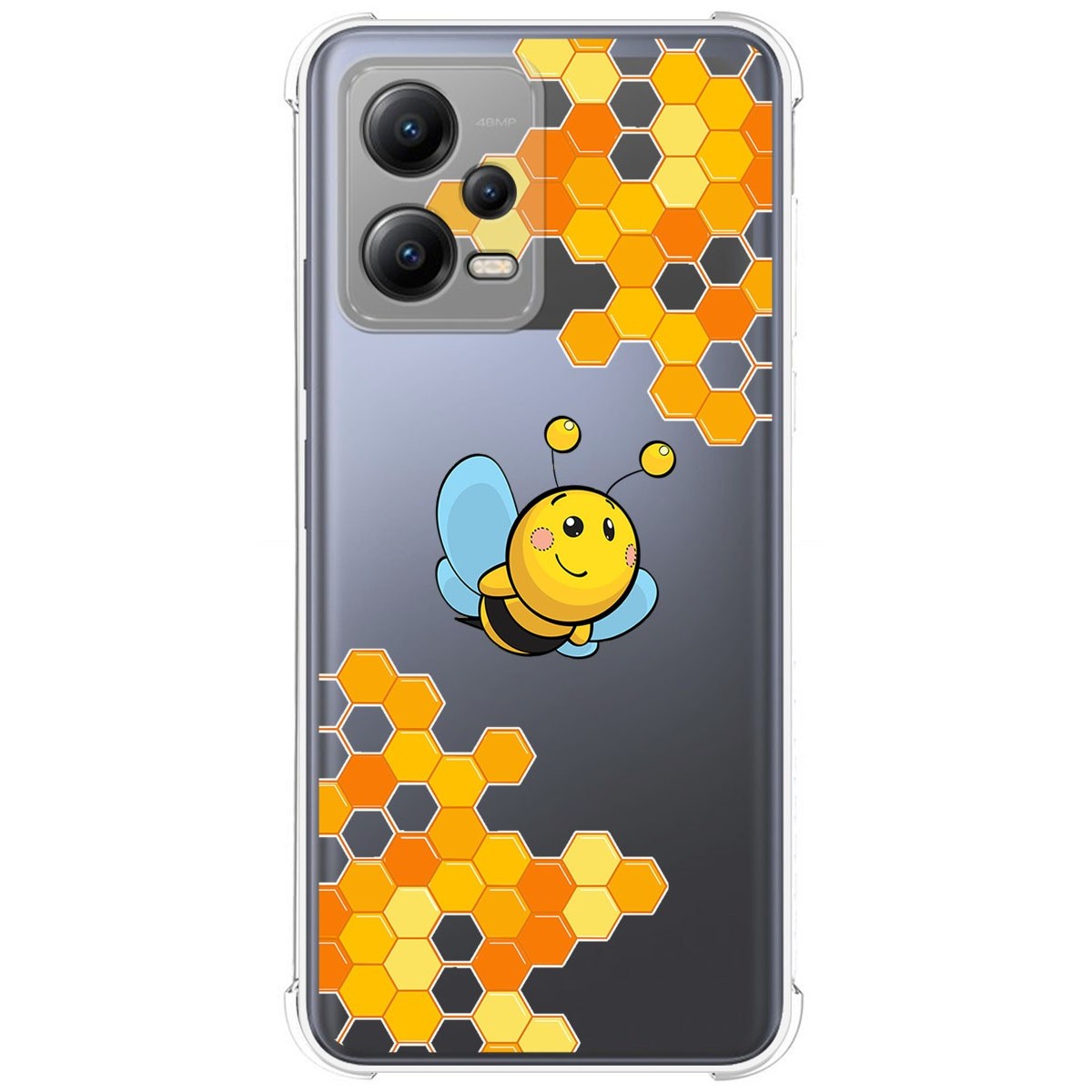 Funda Silicona Antigolpes compatible con Xiaomi POCO X5 5G diseño Abeja Dibujos
