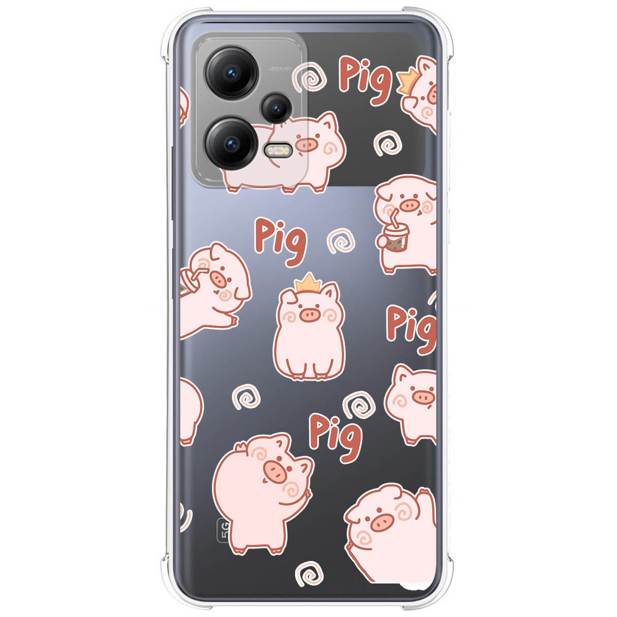 Funda Silicona Antigolpes compatible con Xiaomi POCO X5 5G diseño Cerdos Dibujos