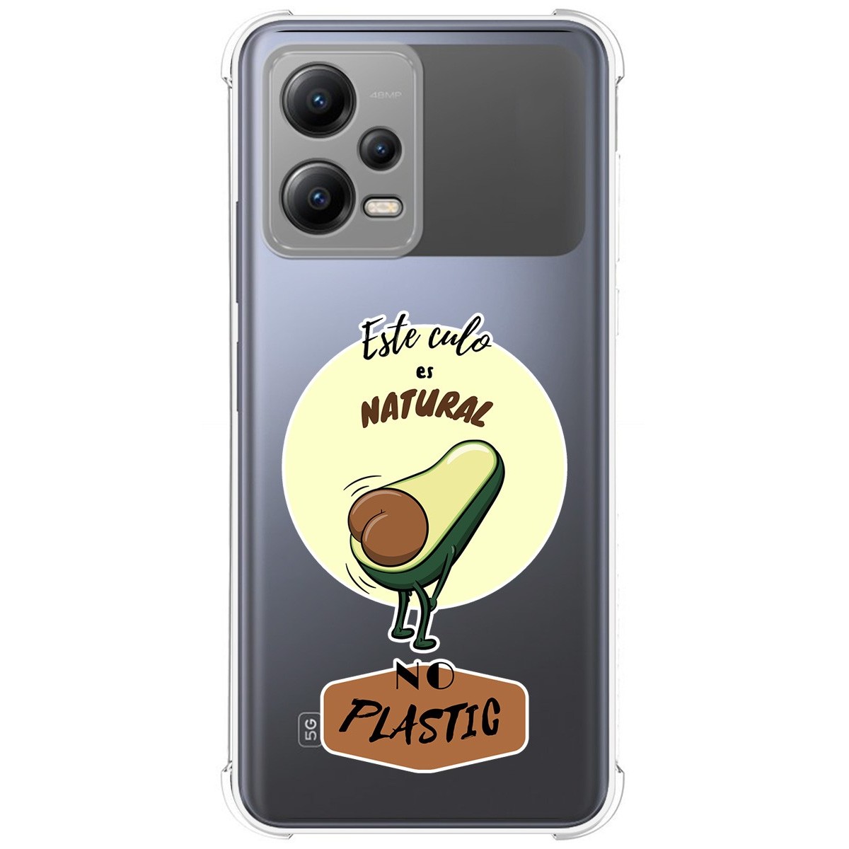 Funda Silicona Antigolpes compatible con Xiaomi POCO X5 5G diseño Culo Natural Dibujos