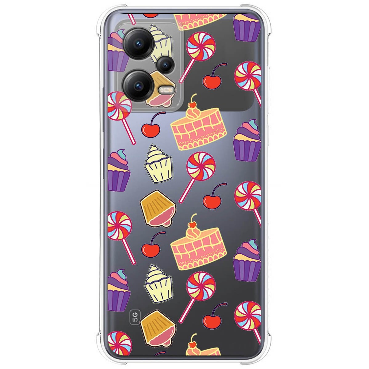 Funda Silicona Antigolpes compatible con Xiaomi POCO X5 5G diseño Dulces 01 Dibujos