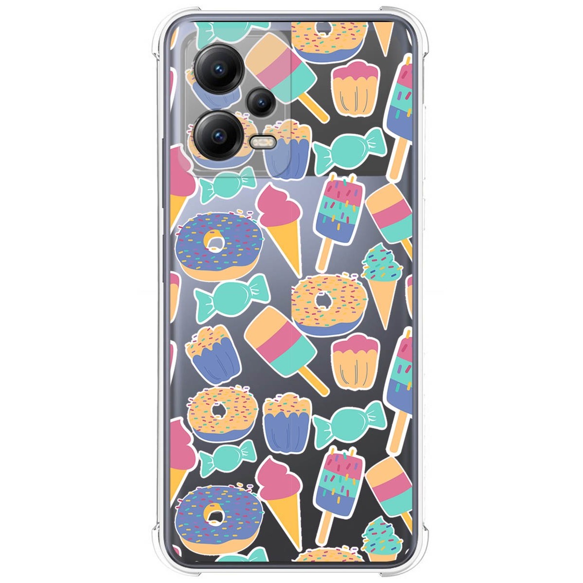 Funda Silicona Antigolpes compatible con Xiaomi POCO X5 5G diseño Dulces 02 Dibujos