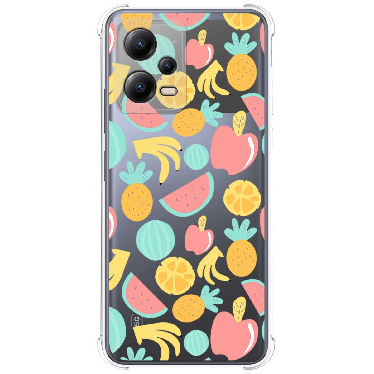 Funda Silicona Antigolpes compatible con Xiaomi POCO X5 5G diseño Frutas 02 Dibujos