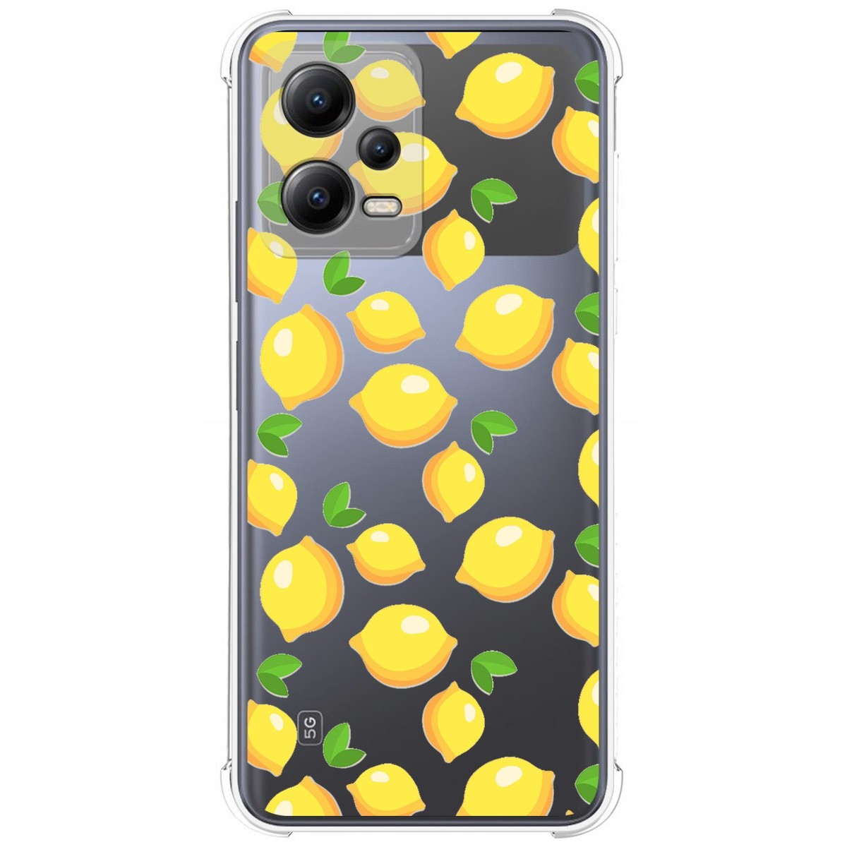 Funda Silicona Antigolpes compatible con Xiaomi POCO X5 5G diseño Limones Dibujos