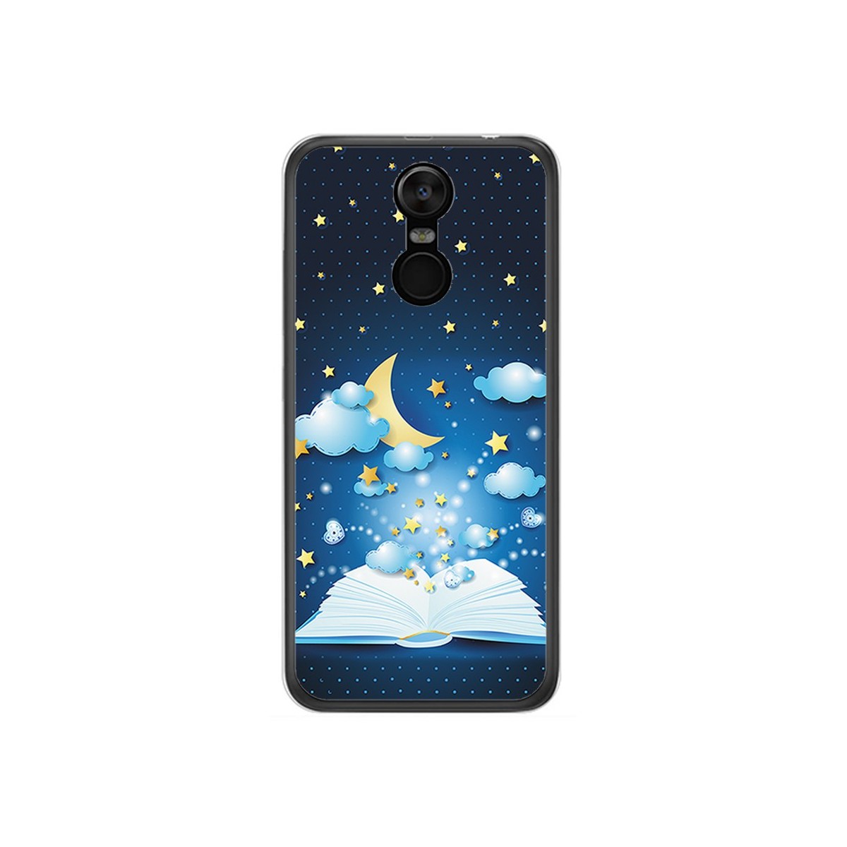 Funda Gel Tpu para Oukitel C8 Diseño Libro Cuentos Dibujos