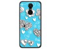 Funda Gel Tpu para Oukitel C8 Diseño Mariposas Dibujos
