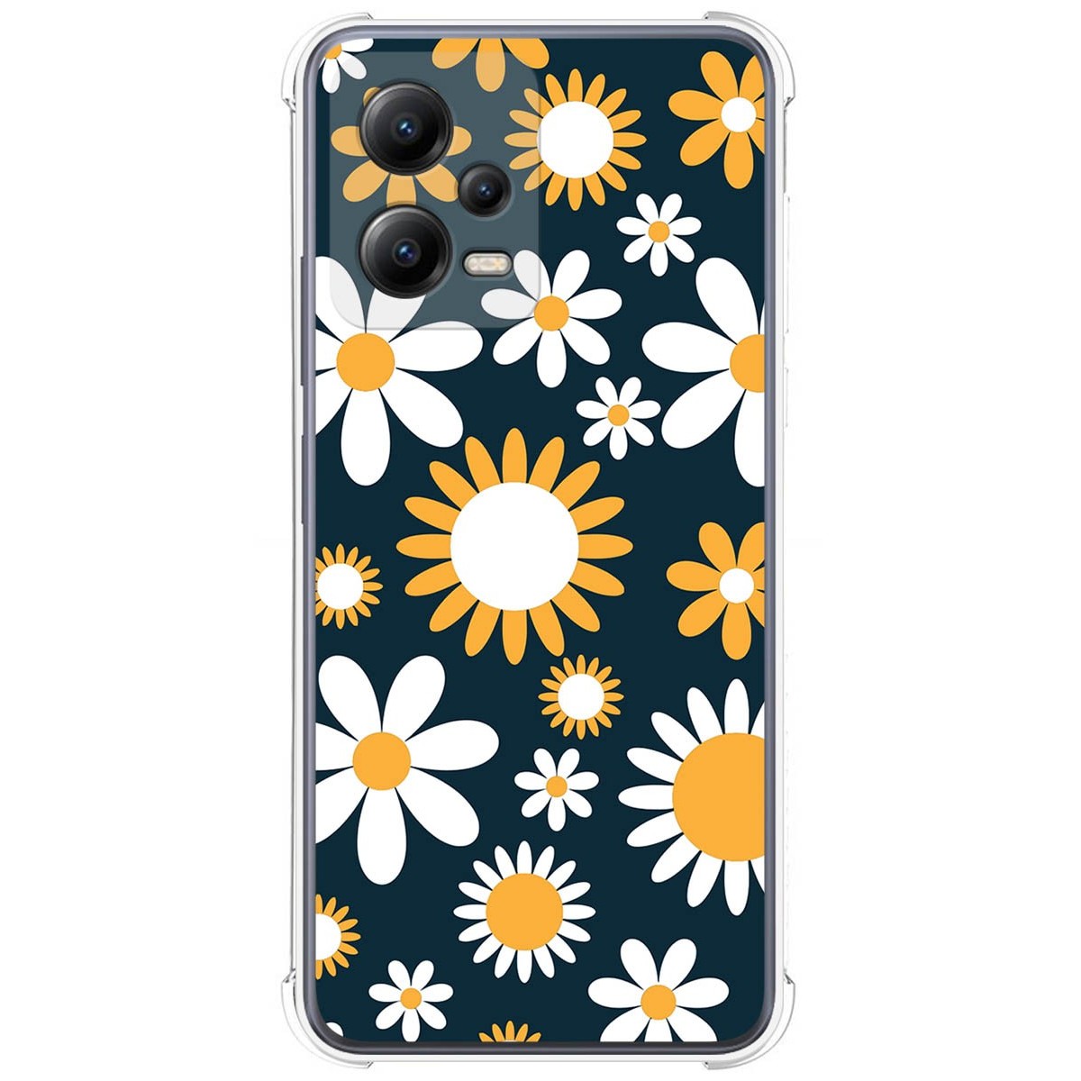 Funda Silicona Antigolpes compatible con Xiaomi POCO X5 5G diseño Flores 08 Dibujos