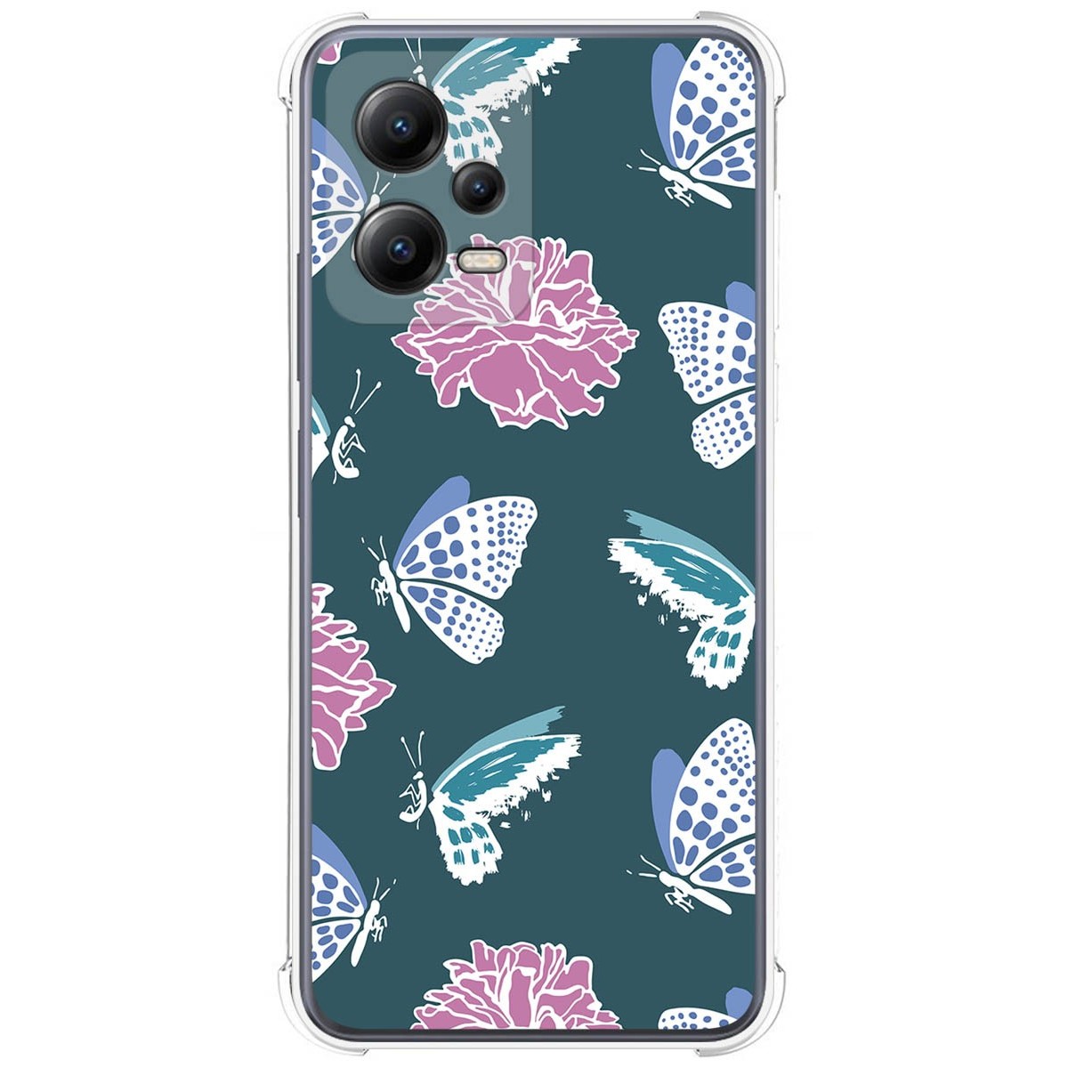 Funda Silicona Antigolpes compatible con Xiaomi POCO X5 5G diseño Flores 10 Dibujos