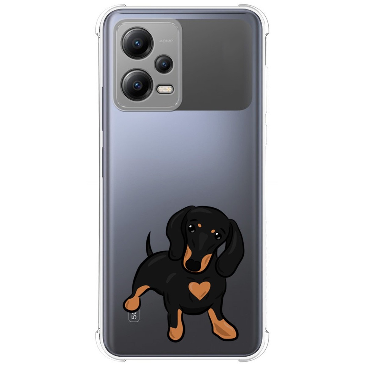 Funda Silicona Antigolpes compatible con Xiaomi POCO X5 5G diseño Perros 04 Dibujos