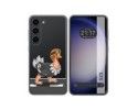 Funda Silicona Transparente para Samsung Galaxy S23 5G diseño Avestruz Dibujos