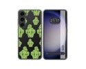 Funda Silicona Transparente para Samsung Galaxy S23 5G diseño Cactus Dibujos