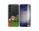 Funda Silicona Transparente para Samsung Galaxy S23 5G diseño Panda Dibujos