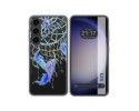 Funda Silicona Transparente para Samsung Galaxy S23 5G diseño Plumas Dibujos