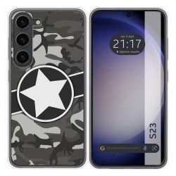 Funda Silicona para Samsung Galaxy S23 5G diseño Camuflaje 02 Dibujos