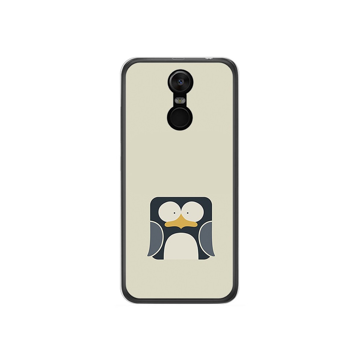 Funda Gel Tpu para Oukitel C8 Diseño Pingüino Dibujos