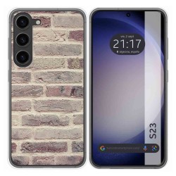 Funda Silicona para Samsung Galaxy S23 5G diseño Ladrillo 01 Dibujos