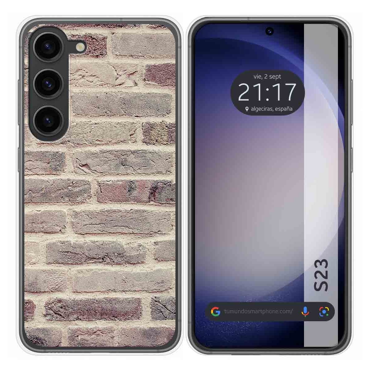 Funda Silicona para Samsung Galaxy S23 5G diseño Ladrillo 01 Dibujos