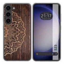 Funda Silicona para Samsung Galaxy S23 5G diseño Madera 06 Dibujos