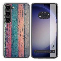 Funda Silicona para Samsung Galaxy S23 5G diseño Madera 10 Dibujos