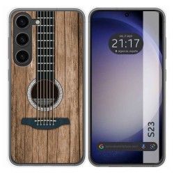 Funda Silicona para Samsung Galaxy S23 5G diseño Madera 11 Dibujos