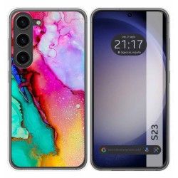 Funda Silicona para Samsung Galaxy S23 5G diseño Mármol 15 Dibujos